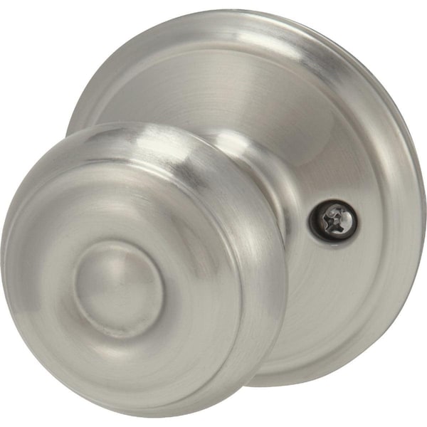 Schlage Satin Nickel Georgian Dummy Door Knob F170VGEO619 - main